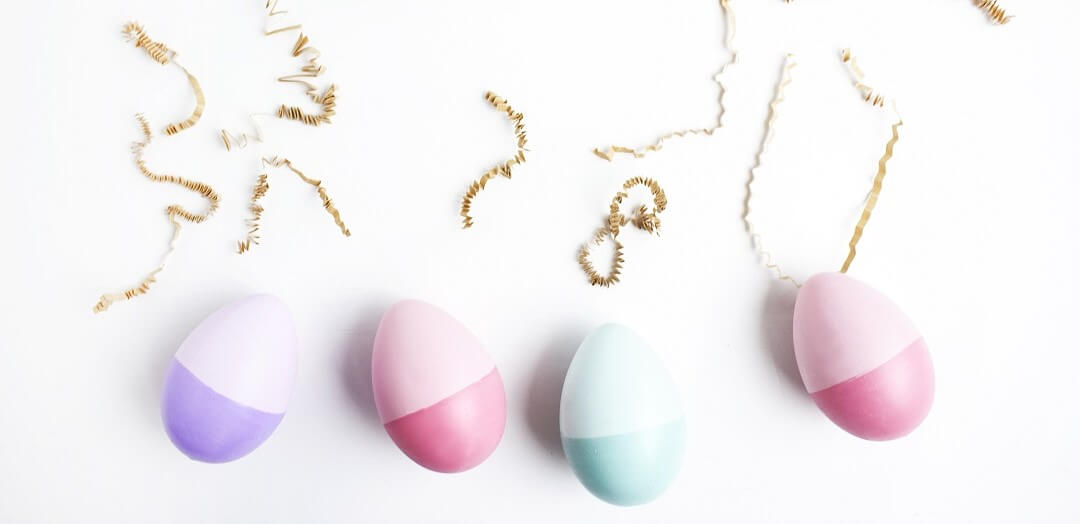 Pastel Easter eggs